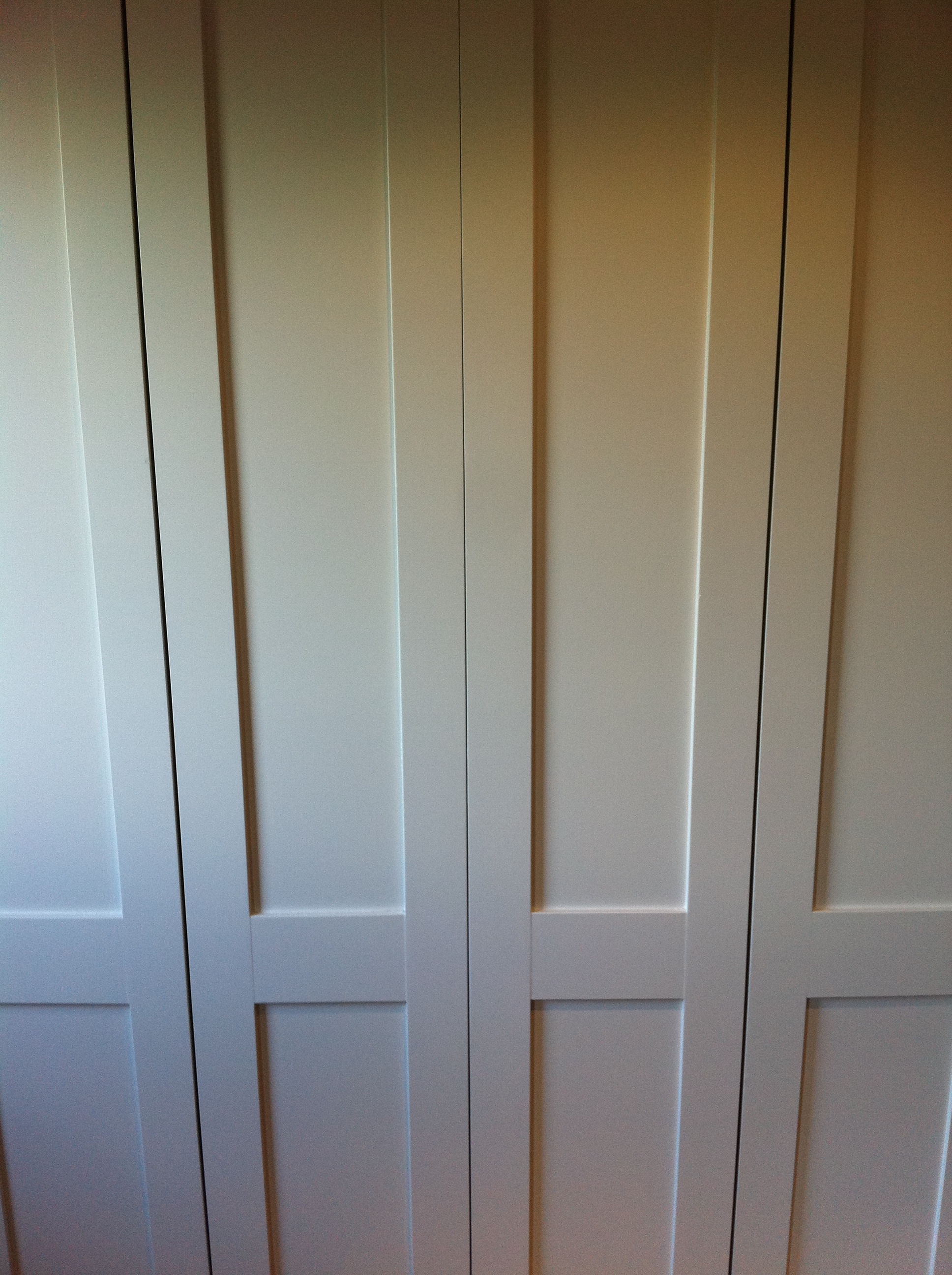 Push Open Cupboards , spray finished Wright Angle Carpentry